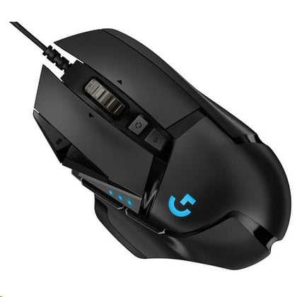 Official Logitech G502 Hero High Performance Wired Gaming Mouse, Black