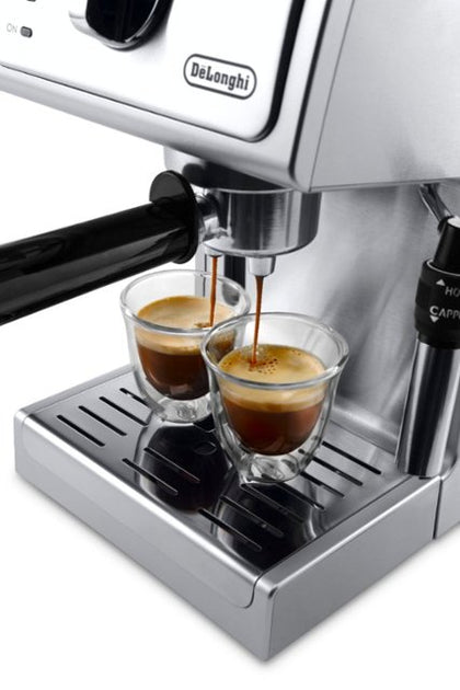 Official Delonghi 15-Bar Pump Stainless Espresso and Cappuccino Machine