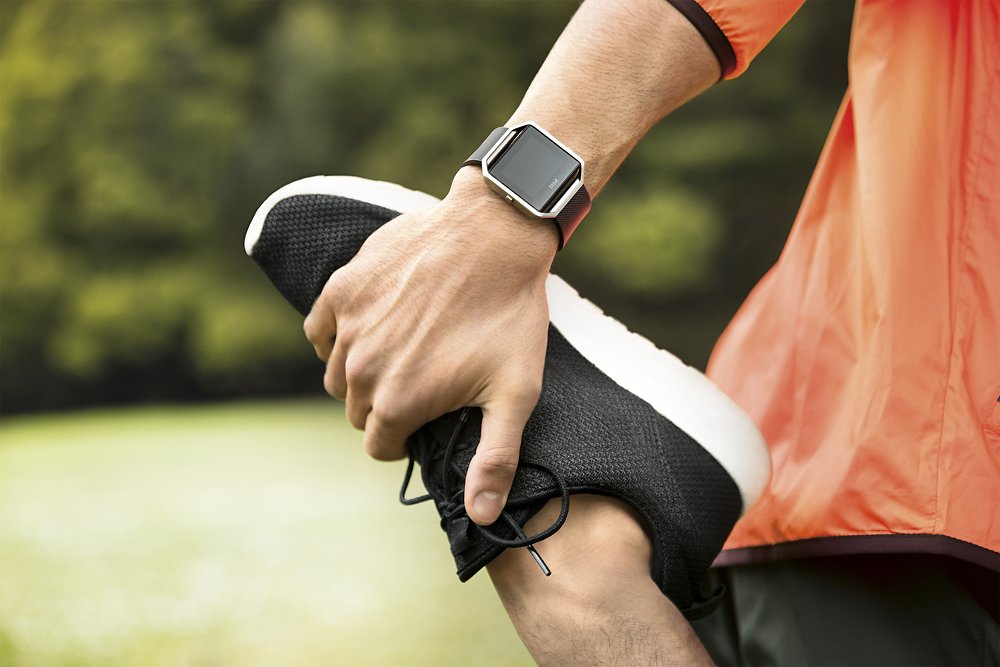 Official Fitbit - Blaze Smart Fitness Watch - Black - FB502SBKL