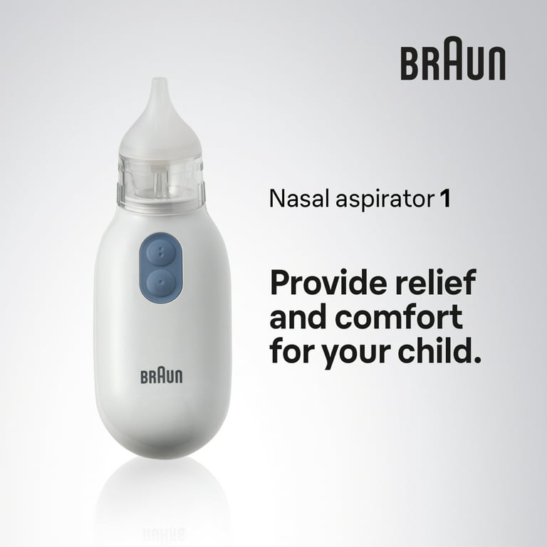 Braun Electric Nasal Aspirator for Infants and Toddlers, BNA100