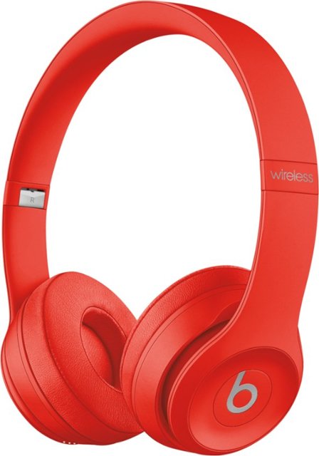 Official Beats by Dr. Dre - Solo³ Wireless On-Ear Headphones - RED Citrus Red