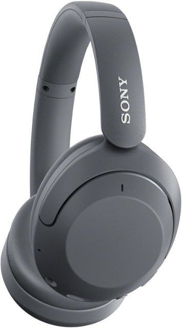 Official Sony - WH-XB910N Wireless Noise Cancelling Over-The-Ear Headphones - Gray