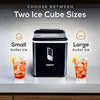 Official Igloo Iglicebsc26bk 26 lbs Automatic Self-Cleaning Ice Maker Black