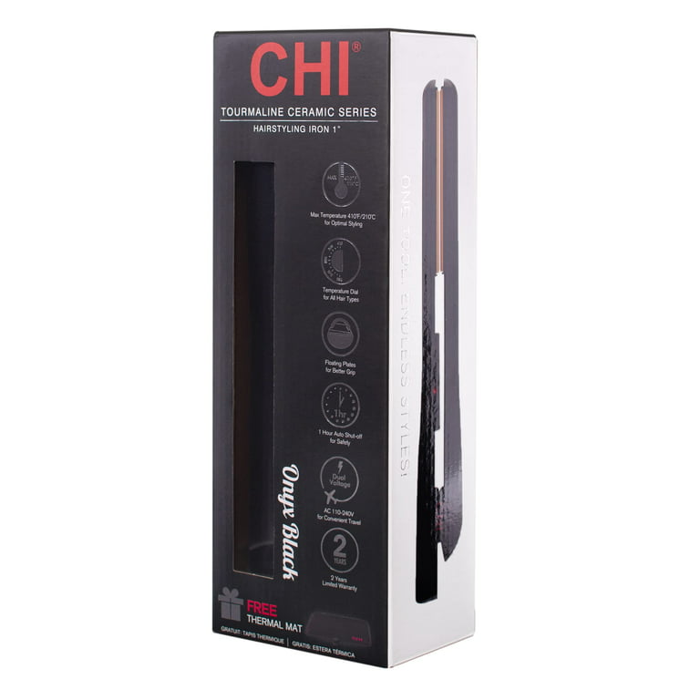 CHI Classic Tourmaline Ceramic Hairstyling Iron 1"