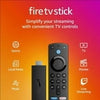 Official Amazon Fire TV Stick with Alexa Voice Remote (includes TV controls), free & live TV without cable or satellite, HD streaming device