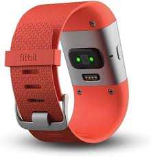 Official Fitbit Surge Large Wireless Fitness Super Watch, Tangerine - FB501TAL
