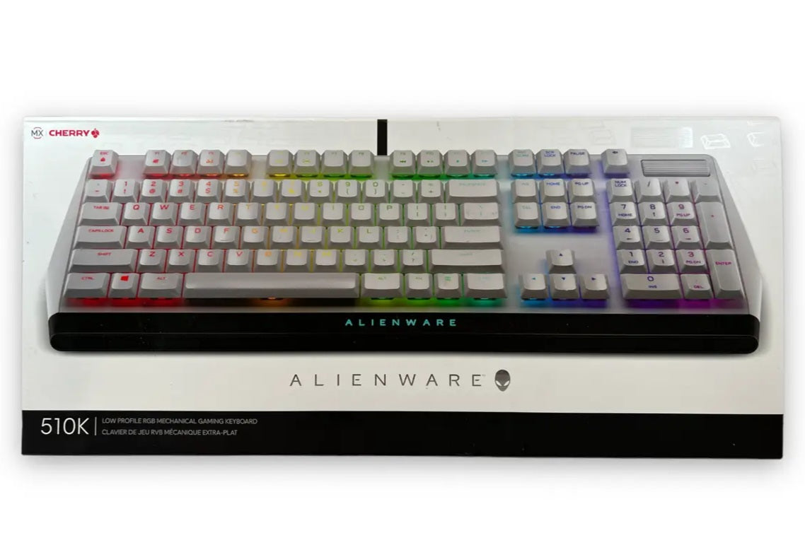Official Alienware AW510K USB Mechanical Keyboard for Alienware Area-51 - Lunar light