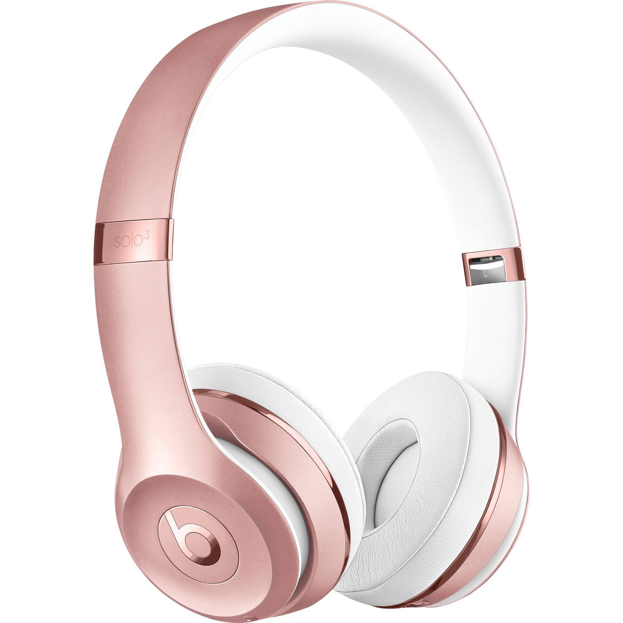 Official Beats by Dr. Dre - Solo³ Wireless On-Ear Headphones - Rose Gold