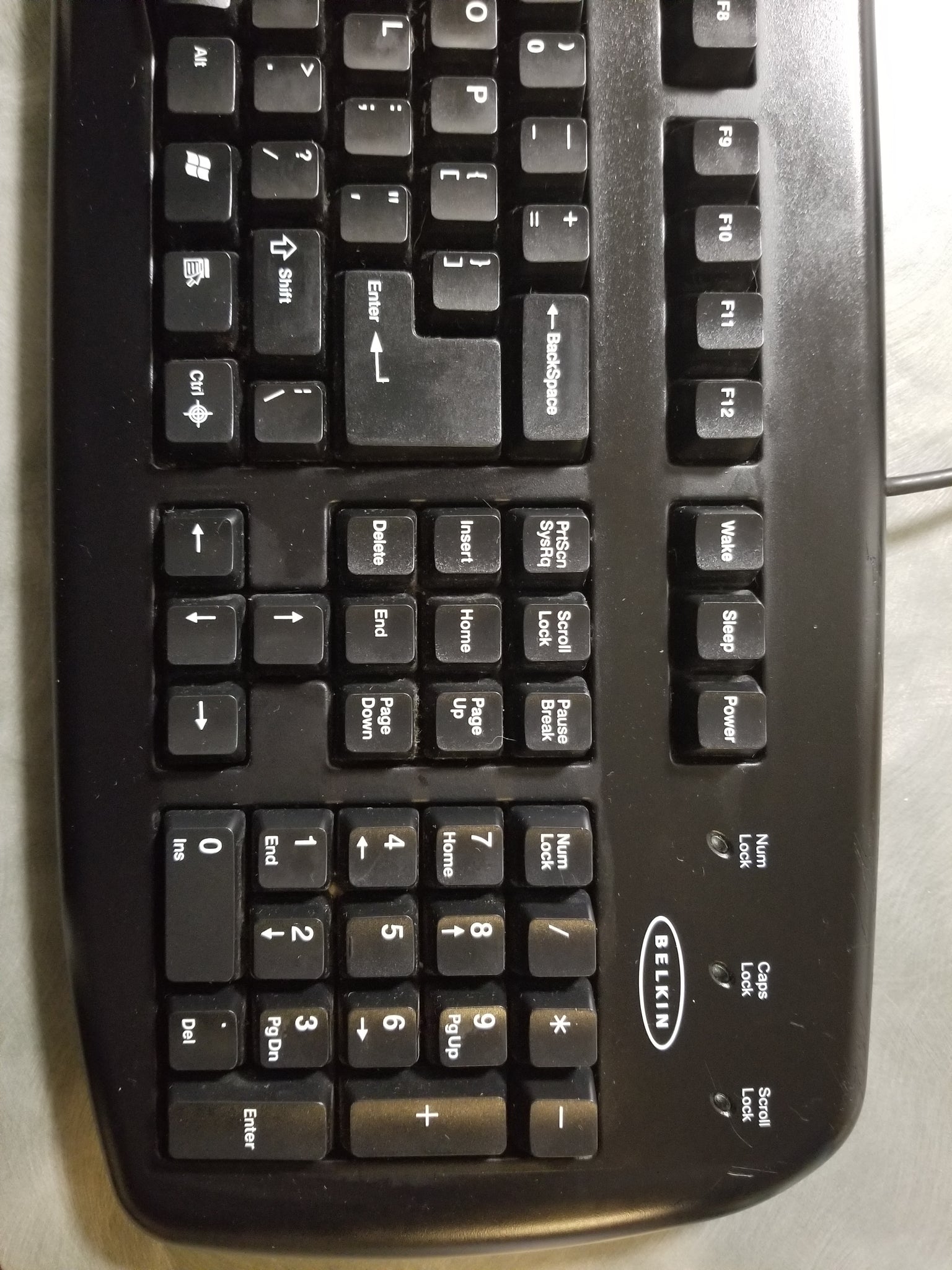 Belkin Enhanced Keyboard - Wired - Usb