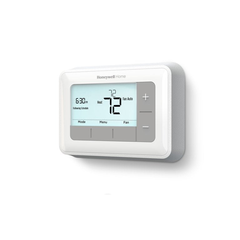 Ademco Honeywell 7-Day Programmable Thermostat, Gray/White