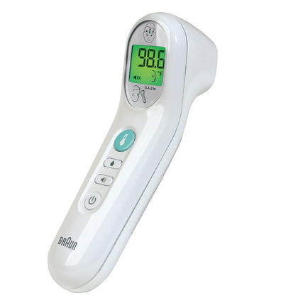 Braun No Touch 3-In-1 Digital Thermometer, BNT100US, White