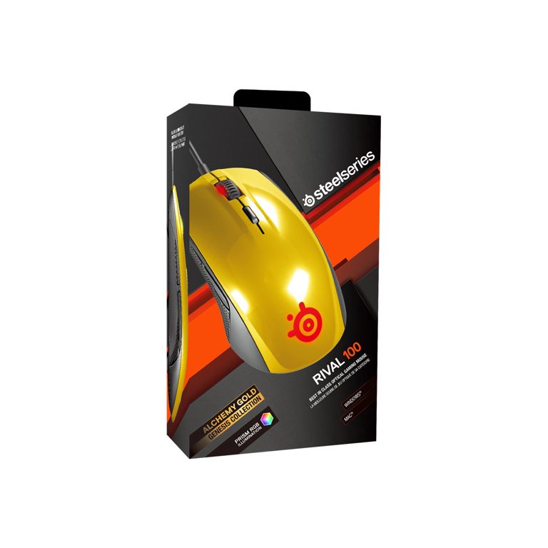 Official RIVAL 100 MOUSE ALCHEMY GOLD
