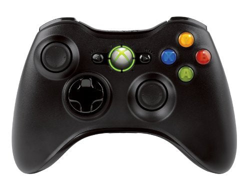 Official Microsoft Xbox 360 Wireless Gaming Controller - Black