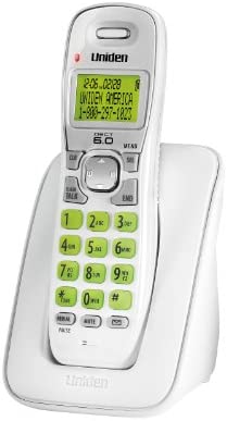 Uniden Dect 6.0 Cordless Phone with Caller ID and Call Waiting - White (D1364)
