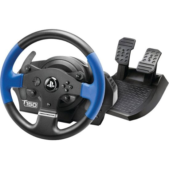 Thrustmaster - T150 RS Racing Wheel for PlayStation 4 and PC; Works with PS5 games