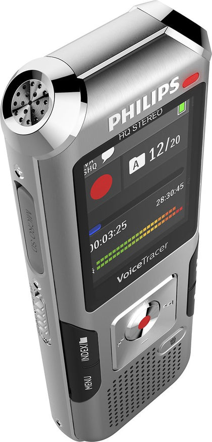 Philips DVT4010 Digital Voice Recorder - 8 GB -  Anthracite/Shadow Silver