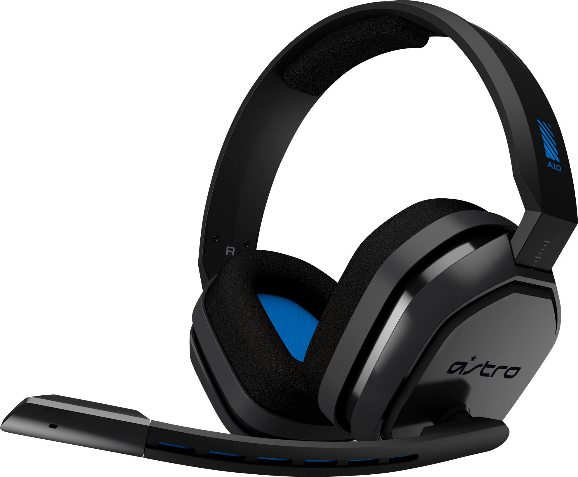 Official Astro Gaming - A10 Wired Stereo Gaming Headset for PlayStation 4 - Blue/Black