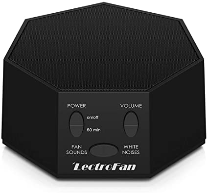 LectroFan - Fan Sound and White Noise Machine, Black