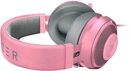 Official Razer - Kraken Wired 7.1 Surround Sound Gaming Headset for PC, PS4, PS5, Switch, Xbox X|S And Xbox One - Quartz Pink