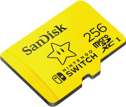 SanDisk - 256GB microSDXC UHS-I Memory Card for Nintendo Switch