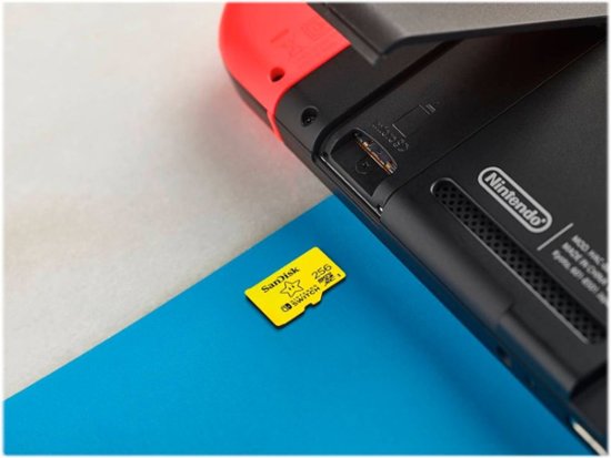 SanDisk - 256GB microSDXC UHS-I Memory Card for Nintendo Switch