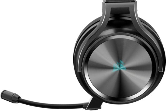 CORSAIR - VIRTUOSO RGB SE Wireless 7.1 Surround Sound Gaming Over-the-Ear Headset for PC/Mac, Game Consoles, and Mobile - Gunmetal