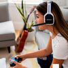 Official Astro Gaming - A20 Gen 2 Wireless Stereo Over-the-Ear Gaming Headset for PlayStation 5, PlayStation 4, and PC - White/Blue