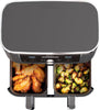 Ninja - Foodi 6-in-1 10-qt. XL 2-Basket Air Fryer with DualZone Technology