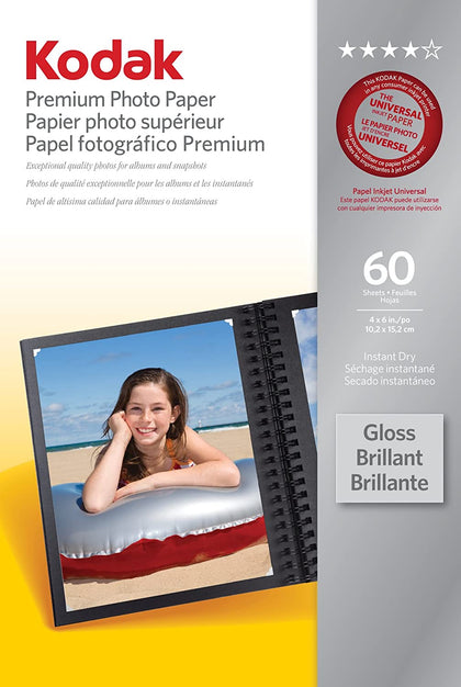 Kodak Premium Photo Photo Paper, 4