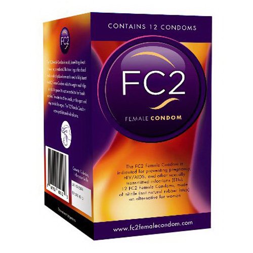 Official FC2 Female Condoms - 12 pcs
