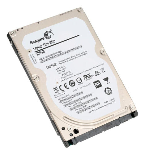 St500lt012 Seagate Laptop Thin 500GB 2.5" 5400RPM HDD Hard Disk Drive 1DG142-540 Hard Drives - SATA