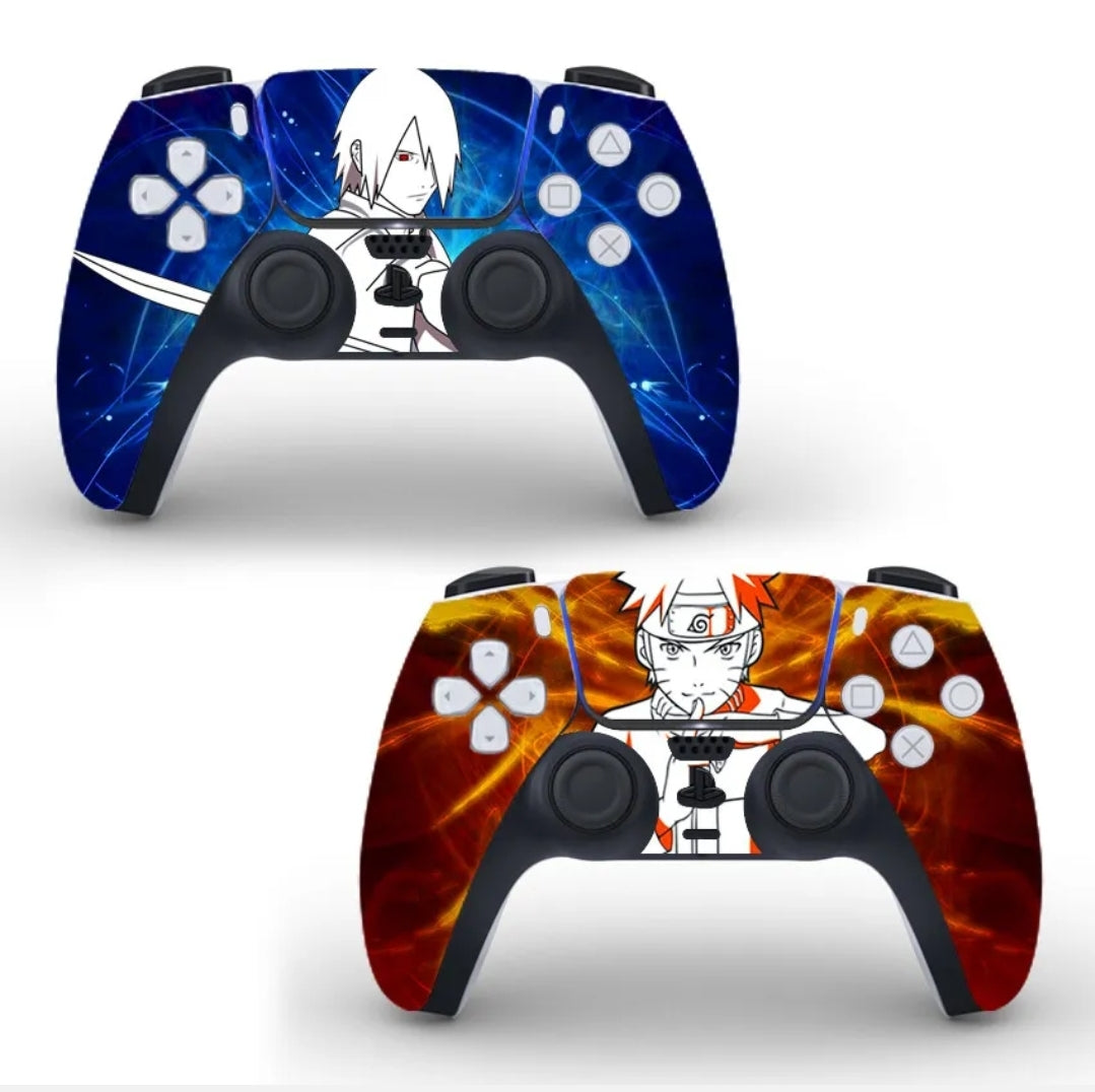 PS5 Wireless Controller Naruto Skin Decal set