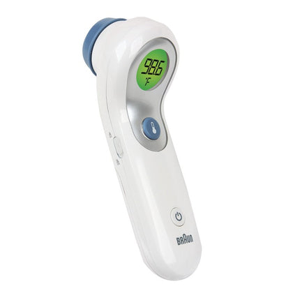 Braun No Touch Digital Thermometer, NTF3000US, White