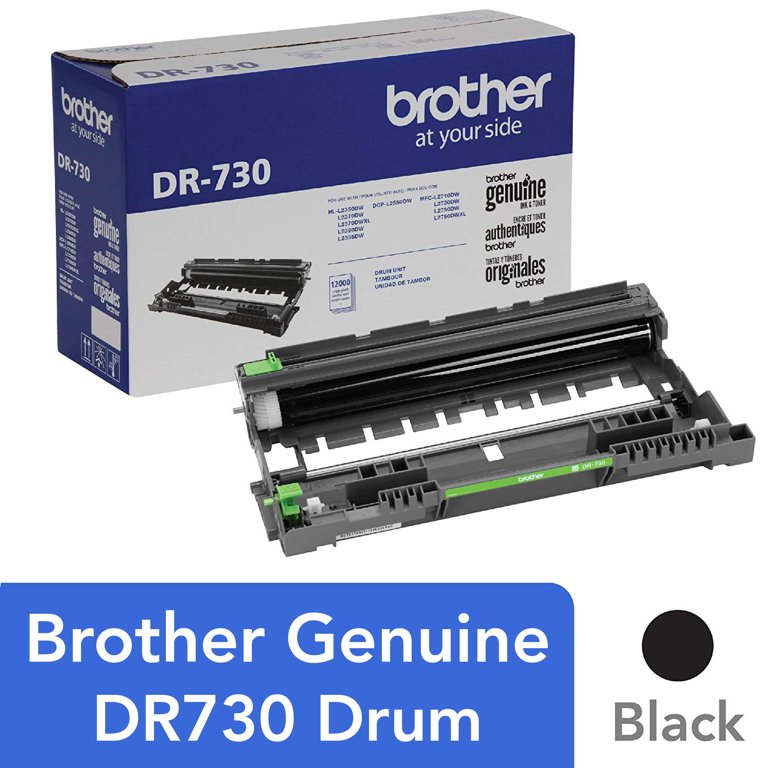 Official Brother Genuine Drum Unit, DR730, Black