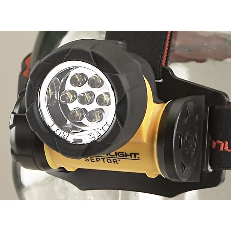 Streamlight Septor LED Div 2 Flood Headlamp, Yellow