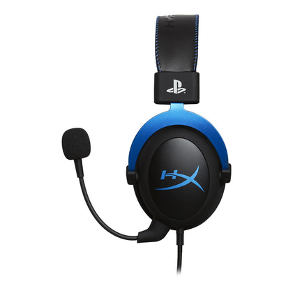 HyperX - Cloud PlayStation Official Licensed for PS4 Wired Stereo Gaming Headset - Blue/Black