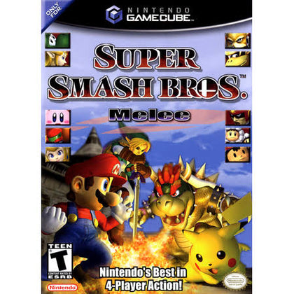 Official Nintendo Gamecube Super Smash Bros Melee Case
