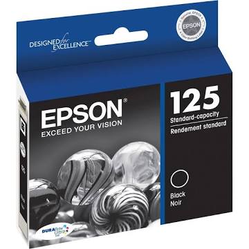 Epson 125 Ink Cartridge, Black - 1-pack T125120